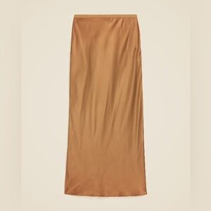 J. Crew New Gwyneth slip skirt in viscose charmeuse